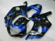 Azul Preto Kit Carenagem GSXR 600 / 750 K1 K2 K3 01-03 Azul Preto Kit Carenagem GSXR 600 / 750 K1 K2 K3 01-03