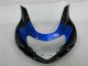Azul Preto Kit Carenagem GSXR 600 / 750 K1 K2 K3 01-03 Azul Preto Kit Carenagem GSXR 600 / 750 K1 K2 K3 01-03
