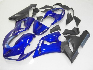 Azul Preto Kit Carenagem ZX6R 05-06