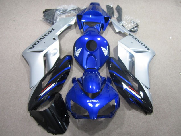 Azul Preto Plástico CBR 600 F4i 01-03 Azul Preto Plástico CBR 600 F4i 01-03
