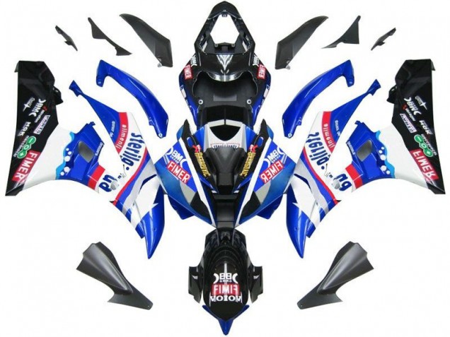 Azul Preto Sterilgard Carenagem R6 06-07 Azul Preto Sterilgard Carenagem R6 06-07