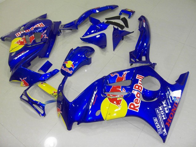 Azul Red Bull Carenagem CBR 600 F3 95-98 Azul Red Bull Carenagem CBR 600 F3 95-98