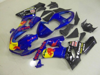 Azul Red Bull Carenagem ZX6R 05-06