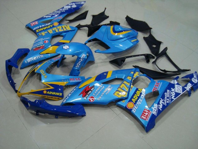 Azul Rizla Carenagem GSXR 1000 K5 05-06 Azul Rizla Carenagem GSXR 1000 K5 05-06