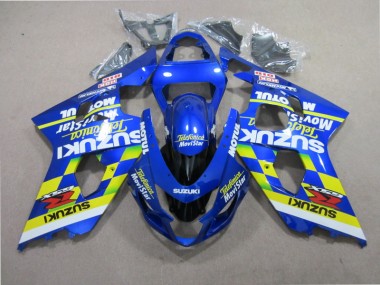 Azul Telefumia Movistar Carenagem GSXR 600 K4 04-05