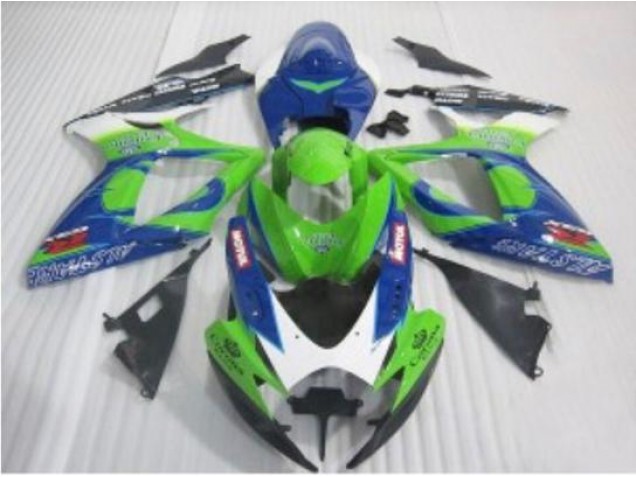 Azul Verde Carenagem GSXR 600 / 750 K8 08-10 Azul Verde Carenagem GSXR 600 / 750 K8 08-10