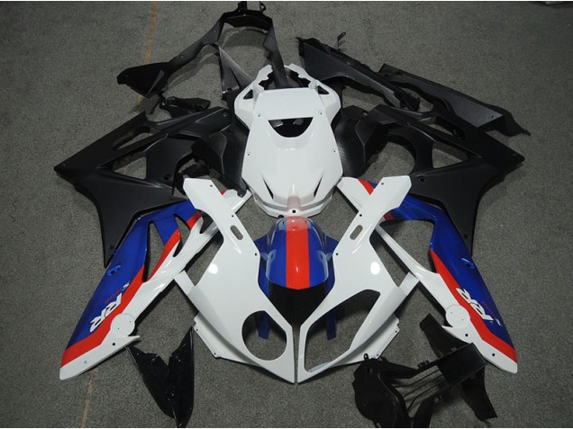 Azul Vermelho Branco Carenagem CBR 600RR 03-04 Azul Vermelho Branco Carenagem CBR 600RR 03-04