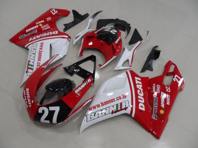 Bandeira 27 Carenagem Ducati 848 1098 1198 07-14 Bandeira 27 Carenagem Ducati 848 1098 1198 07-14