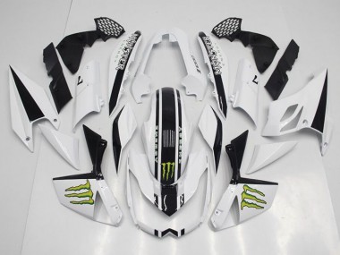 Branco Abs Kits Completos Carenagem Z1000 07-09