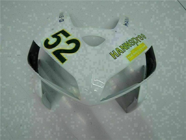 Branco Amarelo Verde 52 Carenagem CBR 600RR 05-06 Branco Amarelo Verde 52 Carenagem CBR 600RR 05-06