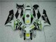 Branco Amarelo Verde 52 Carenagem CBR 600RR 05-06 Branco Amarelo Verde 52 Carenagem CBR 600RR 05-06