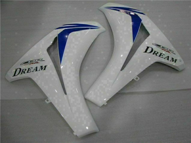 Branco Azul Abs Kits Carenagem CBR 1000RR 08-11 Branco Azul Abs Kits Carenagem CBR 1000RR 08-11