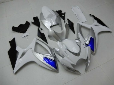 Branco Azul Abs Kits Completos Carenagem GSXR 600 / 750 K6 06-07