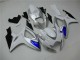 Branco Azul Abs Kits Completos Carenagem GSXR 600 / 750 K6 06-07 Branco Azul Abs Kits Completos Carenagem GSXR 600 / 750 K6 06-07