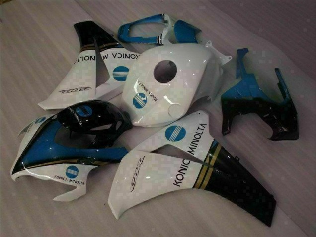 Branco Azul Abs Plásticos CBR 1000RR 08-11 Branco Azul Abs Plásticos CBR 1000RR 08-11