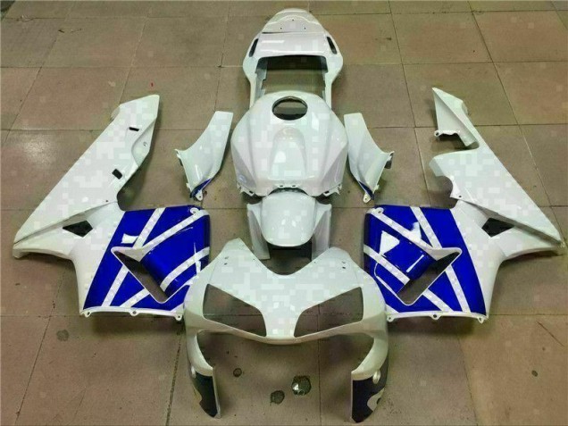 Branco Azul Carenagem CBR 600RR 03-04 Branco Azul Carenagem CBR 600RR 03-04