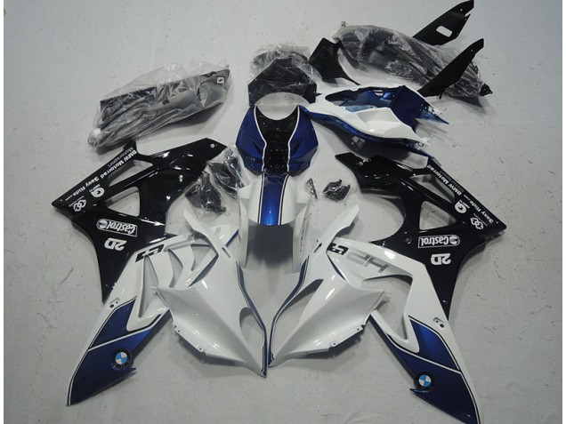 Branco Azul Carenagem & Plástico S1000RR 09-14 Branco Azul Carenagem & Plástico S1000RR 09-14