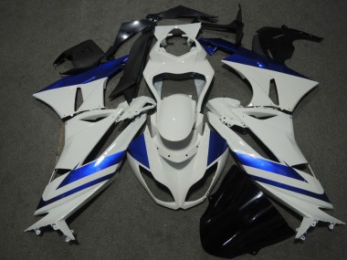 Branco Azul Carenagem ZX6R 09-12