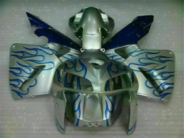 Branco Azul Chama Carenagem CBR 600RR 05-06