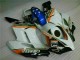 Branco Azul Kit Carenagem CBR 1000RR 04-05 Branco Azul Kit Carenagem CBR 1000RR 04-05