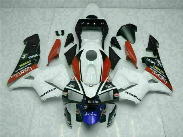 Branco Azul Kits Completo Carenagem CBR 600RR 03-04 Branco Azul Kits Completo Carenagem CBR 600RR 03-04