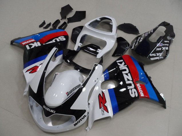 Branco Azul Motul Carenagem TL1000R 98-03 Branco Azul Motul Carenagem TL1000R 98-03