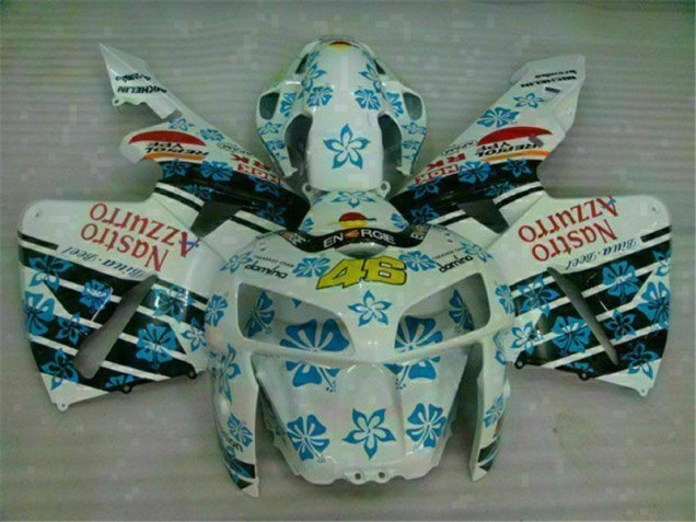 Branco Azul Nastro Azzurro 46 Abs Plástico CBR 600RR 05-06 Branco Azul Nastro Azzurro 46 Abs Plástico CBR 600RR 05-06