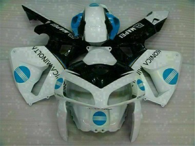 Branco Azul Plástico CBR 600RR 05-06