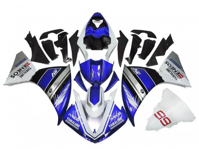 Branco Azul Prata Carenagem R1 15-19 Branco Azul Prata Carenagem R1 15-19