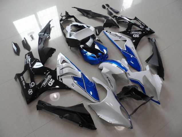 Branco Azul Preto Carenagem S1000RR 09-14 Branco Azul Preto Carenagem S1000RR 09-14