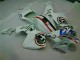 Branco Azul R 2 Carenagem CBR 600RR 03-04 Branco Azul R 2 Carenagem CBR 600RR 03-04