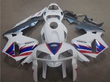 Branco Azul Vermelho Carenagem CBR 600RR 05-06