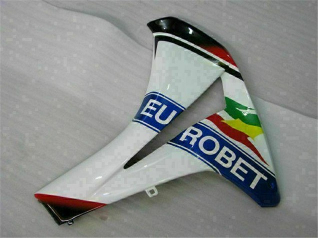 Branco Azul Vermelho Eurobet Lee Carenagem CBR 1000RR 08-11 Branco Azul Vermelho Eurobet Lee Carenagem CBR 1000RR 08-11