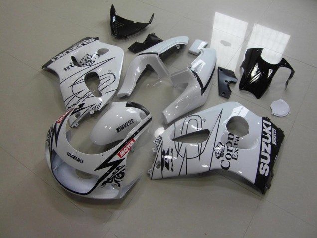 Branco Corona Carenagem GSXR 600 96-00 Branco Corona Carenagem GSXR 600 96-00
