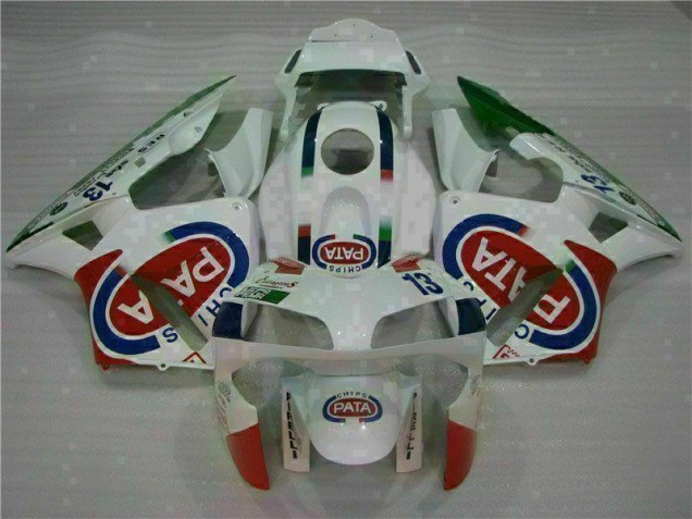 Branco Kits Completo Carenagem CBR 600RR 03-04 Branco Kits Completo Carenagem CBR 600RR 03-04
