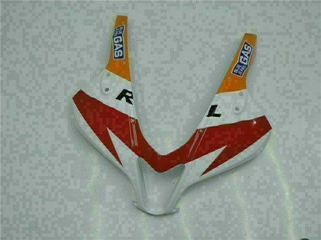 Branco Laranja Repsol Carenagem CBR 600RR 09-12 Branco Laranja Repsol Carenagem CBR 600RR 09-12