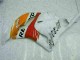 Branco Laranja Repsol Carenagem CBR 600RR 09-12 Branco Laranja Repsol Carenagem CBR 600RR 09-12