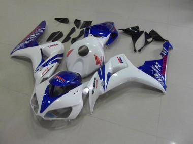 Branco Pérola Azul Carenagem CBR 1000RR 06-07