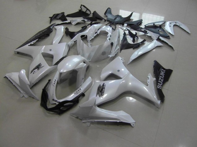 Branco Pérola & Preto Carenagem GSXR 1000 K9 09-16