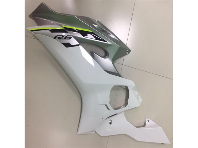 Branco Prata Carenagem R6 17-23 Branco Prata Carenagem R6 17-23