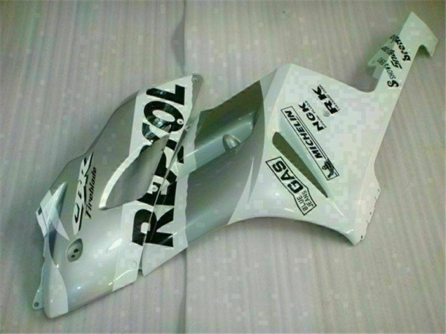 Branco Prata Repsol Carenagem CBR 1000RR 04-05 Branco Prata Repsol Carenagem CBR 1000RR 04-05