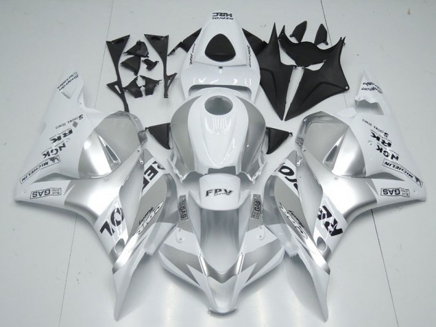 Branco Prata Repsol Carenagem CBR 600RR 09-12 Branco Prata Repsol Carenagem CBR 600RR 09-12
