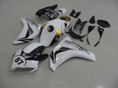 Branco & Preto 87 Carenagem CBR 1000RR 08-11