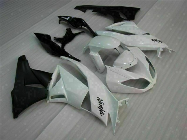 Branco Preto Abs Kits Carenagem ZX6R 09-12 Branco Preto Abs Kits Carenagem ZX6R 09-12