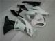 Branco Preto Abs Kits Carenagem ZX6R 09-12 Branco Preto Abs Kits Carenagem ZX6R 09-12