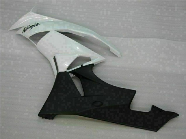 Branco Preto Abs Kits Carenagem ZX6R 09-12 Branco Preto Abs Kits Carenagem ZX6R 09-12
