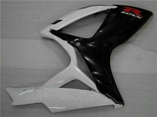 Branco Preto Abs Plásticos GSXR 600 / 750 K6 06-07 Branco Preto Abs Plásticos GSXR 600 / 750 K6 06-07