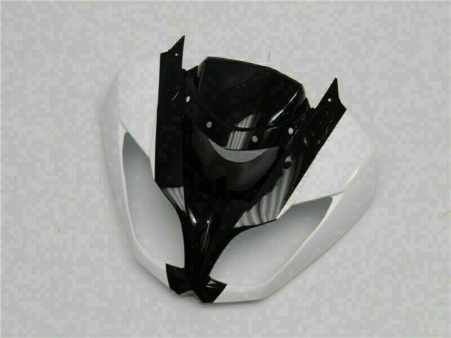 Branco Preto Abs Plásticos ZX6R 09-12 Branco Preto Abs Plásticos ZX6R 09-12
