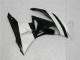 Branco Preto Abs Plásticos ZX6R 09-12 Branco Preto Abs Plásticos ZX6R 09-12