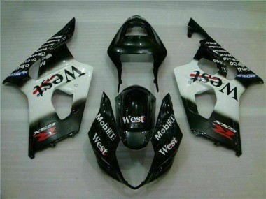 Branco Preto Carroçaria GSXR 1000 K3 03-04